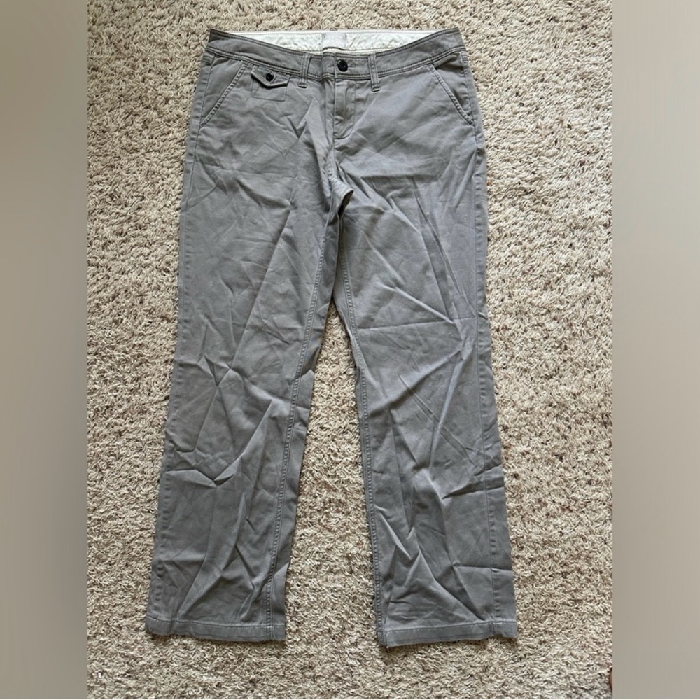 CONVERSE One Star "Fit 3" Gray Casual Pants Low-rise Sz 10 Cotton Blend Y2K